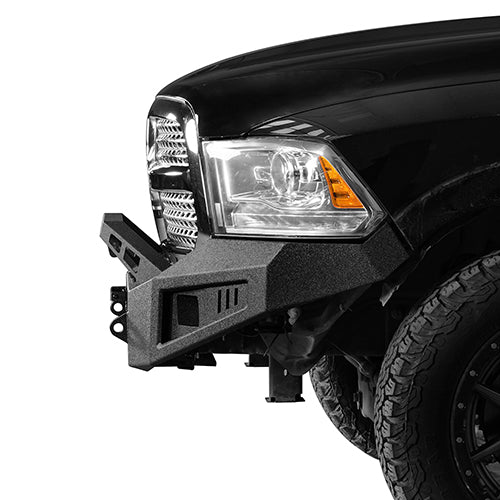 Ram 1500 Full Width Steel Front Bumper & Rear Bumper kits For 2013-2018 Dodge Ram 1500 Excluding Rebel - Hooke Road HE.6001+6005 5