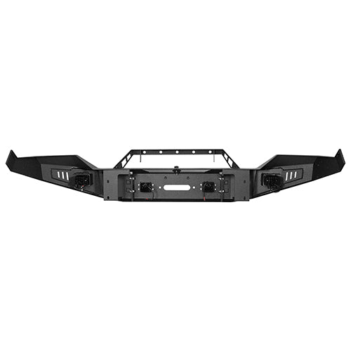 Ram 1500 Full Width Steel Front Bumper & Rear Bumper kits For 2013-2018 Dodge Ram 1500 Excluding Rebel - Hooke Road HE.6001+6005 22