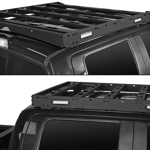 HookeRoad Front Bumper / Rear Bumper / Roof Rack for 2009-2014 F-150 SuperCrew,Excluding Raptor Hooke Road HE.8205+8202+8204 12