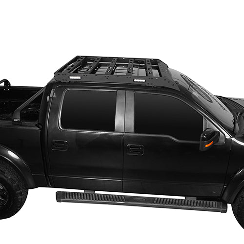 HookeRoad Front Bumper / Rear Bumper / Roof Rack for 2009-2014 F-150 SuperCrew,Excluding Raptor Hooke Road HE.8205+8202+8204 13