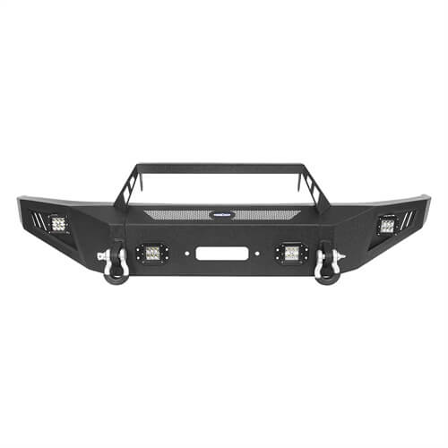 HookeRoad Front Bumper / Rear Bumper / Roof Rack for 2009-2014 F-150 SuperCrew,Excluding Raptor Hooke Road HE.8205+8202+8204 19