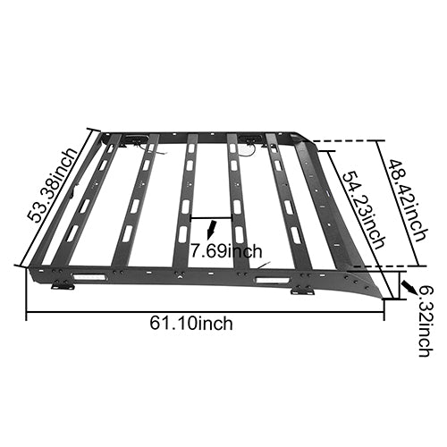 Load image into Gallery viewer, HookeRoad Front Bumper / Rear Bumper / Roof Rack for 2009-2014 F-150 SuperCrew,Excluding Raptor Hooke Road HE.8205+8202+8204 33
