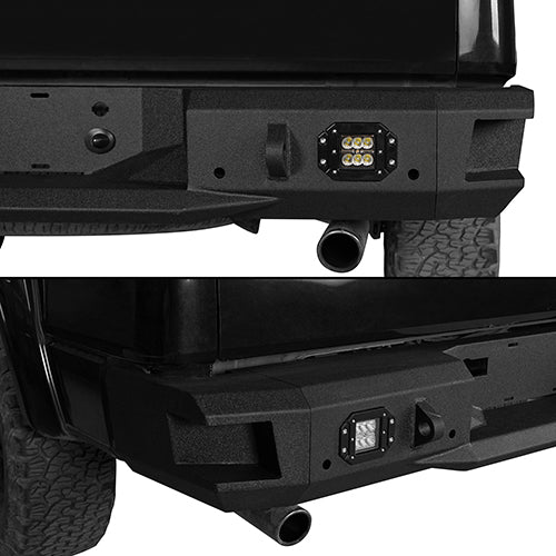 HookeRoad Front Bumper / Rear Bumper / Roof Rack Luggage Carrier for 2009-2014 F-150 SuperCrew,Excluding Raptor HE.8205+8201+8203 9