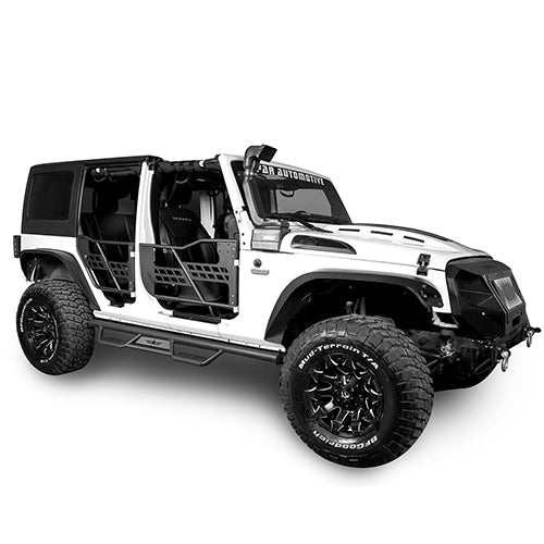 Load image into Gallery viewer, HookeRoad Jeep JK Front Bumper / Rear Bumper / Running Boards for 2007-2018 Jeep Wrangler JK HookeRoad HE.2010+3018+2030 10
