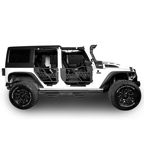 HookeRoad Jeep JK Front Bumper / Rear Bumper / Running Boards for 2007-2018 Jeep Wrangler JK HookeRoad HE.2010+3018+2030 11