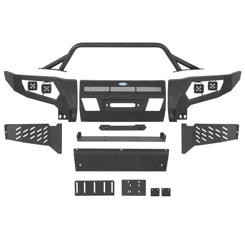 Load image into Gallery viewer, 2001-2004 Toyota Sequoia Front Bumper w/ Winch Plate &amp; Spot Light Hooke Road b4805 5
