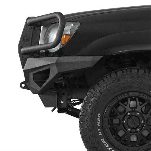 Hooke Road Front Bumper with Grille Guard for  2005-2011 Toyota Tacoma b4041s 2