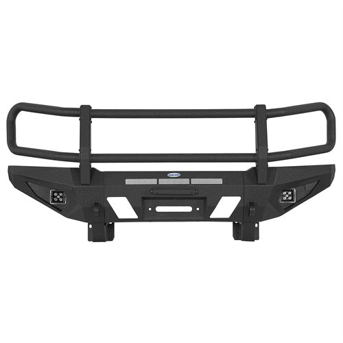 Load image into Gallery viewer, Hooke Road Front Bumper with Grille Guard for  2005-2011 Toyota Tacoma b4041s 6
