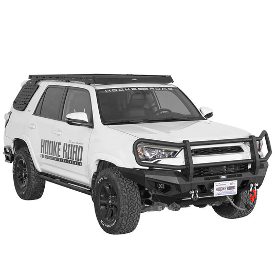 Hooke Road Front Bumper w/ Grille Guard for 2014-2024 Toyota 4Runner b9823s 3