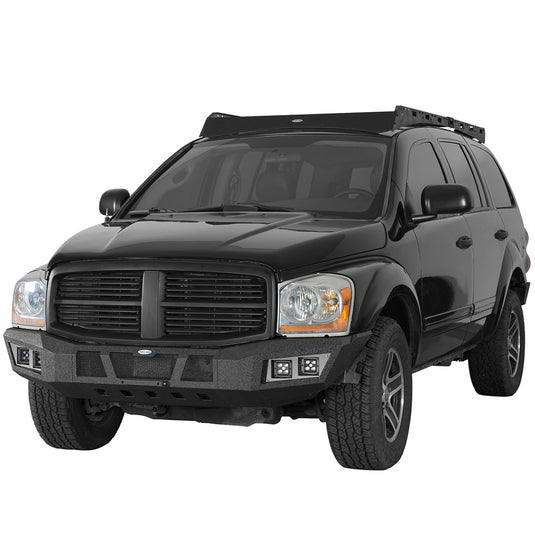 Hooke Road 2004-2006 Dodge Durango Front Bumper w/ License Plate Mount b6853s 3