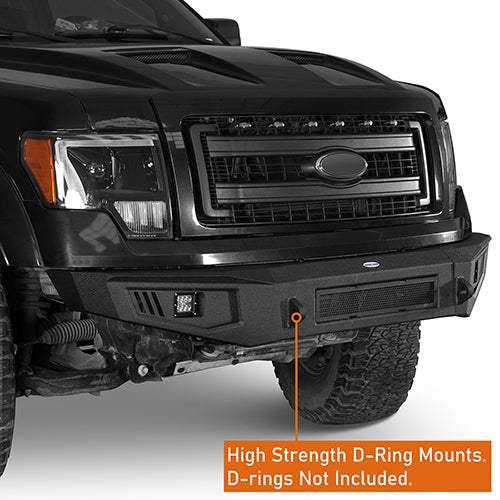 HookeRoad Front Bumper / Rear Bumper / Roof Rack for 2009-2014 F-150 SuperCrew, Excluding Raptor HookeRoad HE.8205+8201+8204 13