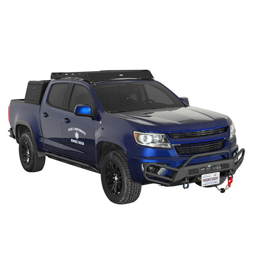 Hooke Road Front Bumper w/ Tube Guard for 2015-2020 Chevy Colorado b9118s 2