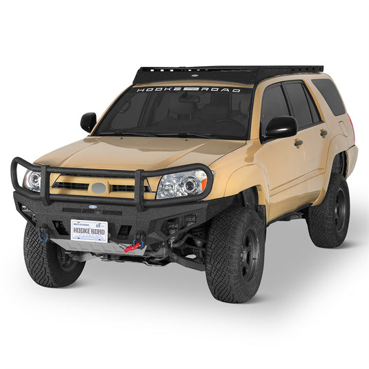 2003-2005 Toyota 4Runner Front Bumper w/ Grille Guard & Winch Plate b9860s 3
