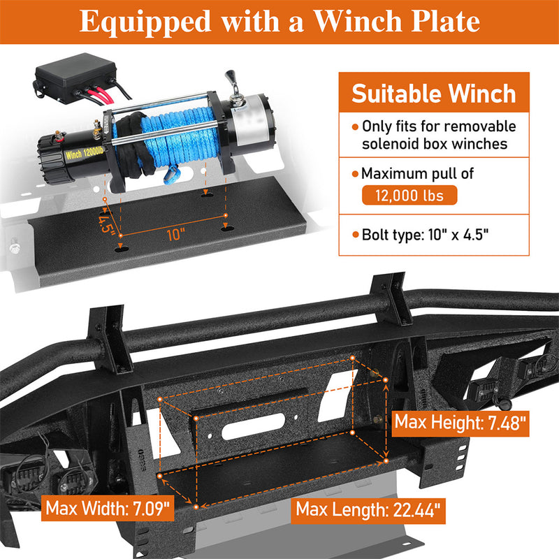 Load image into Gallery viewer, 2003-2005 Toyota 4Runner Front Bumper w/ Grille Guard &amp; Winch Plate b9860s 6
