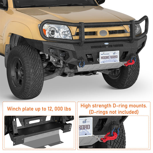 2003-2005 Toyota 4Runner Front Bumper w/ Grille Guard & Winch Plate b9860s 7