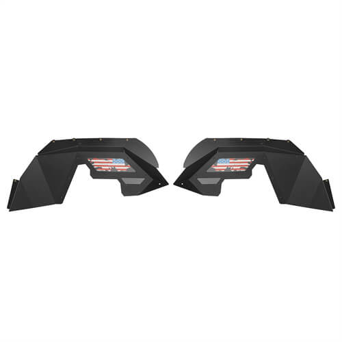 Load image into Gallery viewer, HookeRoad Jeep JK Front Inner Fender Liners w/Since 1941 Logo for 2007-2018 Jeep Wrangler JK b20662067 14
