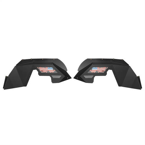 Load image into Gallery viewer, HookeRoad Jeep JK Front Inner Fender Liners w/Since 1941 Logo for 2007-2018 Jeep Wrangler JK b20662067 14
