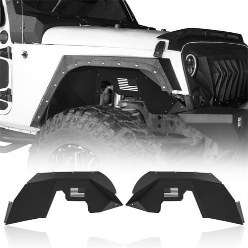 Load image into Gallery viewer, HookeRoad Front Inner Fender Liners for 2007-2018 Jeep Wrangler JK b2069 2
