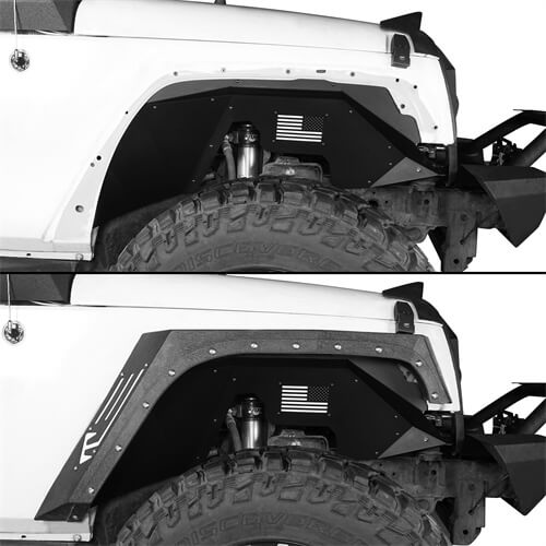 Load image into Gallery viewer, HookeRoad Front Inner Fender Liners for 2007-2018 Jeep Wrangler JK b2069 5
