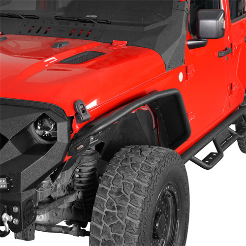 Load image into Gallery viewer, 2018-2023 Jeep JL Fender Flares Kit w/Signal Lights 4x4 Jeep Parts - Hooke Road b3053 18
