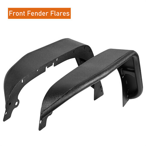 2007-2018 Jeep JK Fender Flares Kit 4x4 Jeep Parts - Hooke Road b2086 20