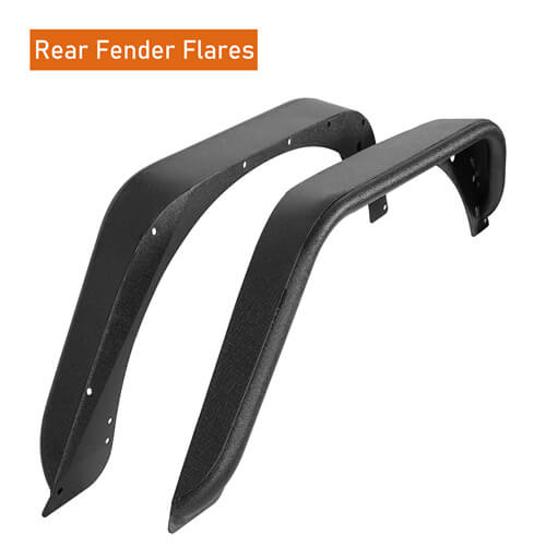 2007-2018 Jeep JK Fender Flares Kit 4x4 Jeep Parts - Hooke Road b2086 21