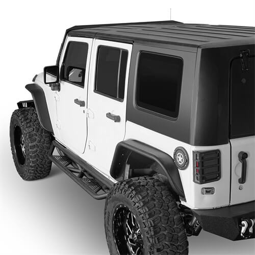 2007-2018 Jeep JK Fender Flares Kit 4x4 Jeep Parts - Hooke Road b2086 8