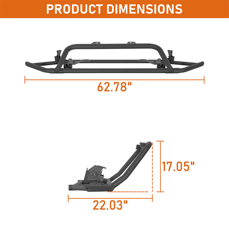 Load image into Gallery viewer, 2014-2018 Subaru Forester Front Bumper Guard Light Bar Hooke Road b4735s  5
