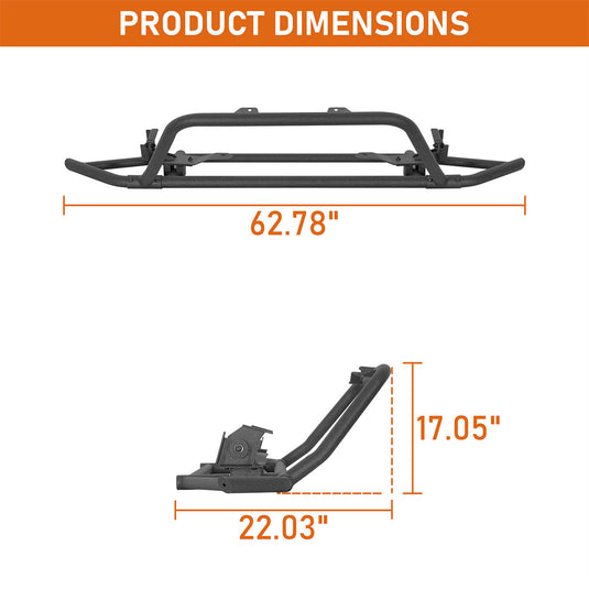 2014-2018 Subaru Forester Front Bumper Guard Light Bar Hooke Road b4735s  5