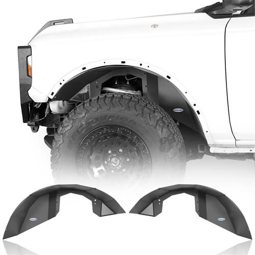 Load image into Gallery viewer, Hooke Road Front Wheel Well Liners Front Inner Fender Lineers For 2021-2023 Ford Bronco b8914s 2
