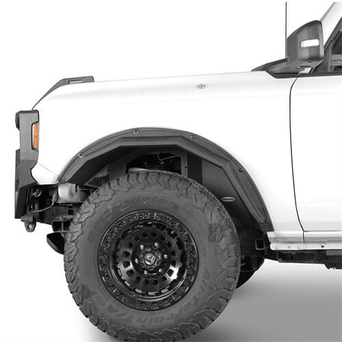 Load image into Gallery viewer, Hooke Road Front Wheel Well Liners Front Inner Fender Lineers For 2021-2023 Ford Bronco b8914s 4
