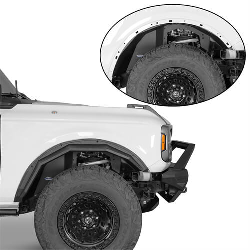 Load image into Gallery viewer, Hooke Road Front Wheel Well Liners Front Inner Fender Lineers For 2021-2023 Ford Bronco b8914s 5
