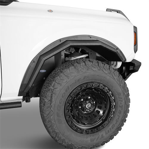 Load image into Gallery viewer, Hooke Road Front Wheel Well Liners Front Inner Fender Lineers For 2021-2023 Ford Bronco b8914s 6
