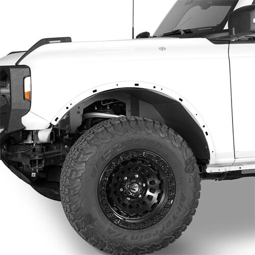 Load image into Gallery viewer, Hooke Road Front Wheel Well Liners Front Inner Fender Lineers For 2021-2023 Ford Bronco b8914s 8
