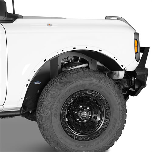 Load image into Gallery viewer, Hooke Road Front Wheel Well Liners Front Inner Fender Lineers For 2021-2023 Ford Bronco b8914s 9
