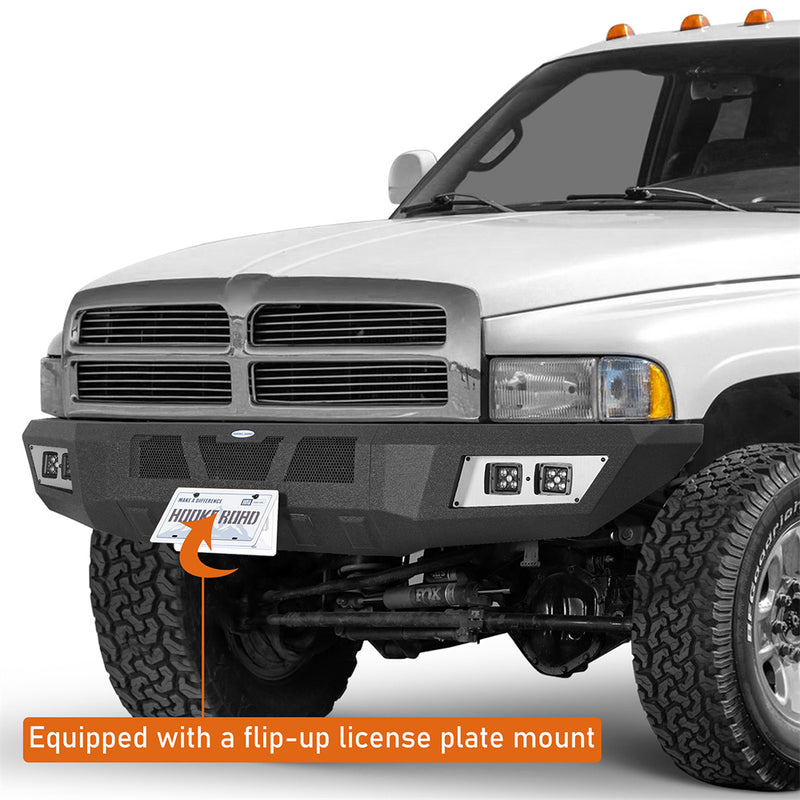 Load image into Gallery viewer, Steel Full-Width Front Bumper for 1994-2002 Ram 1500 Ram 2500 3500 b6441 7
