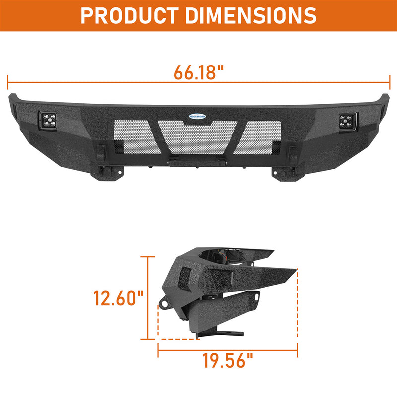 Load image into Gallery viewer, Full-Width Front Bumper 1996-2002 Toyota 4Runner Hooke Road b9758s 6
