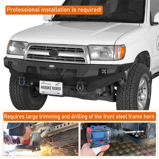 Full-Width Front Bumper 1996-2002 Toyota 4Runner Hooke Road b9758s 7