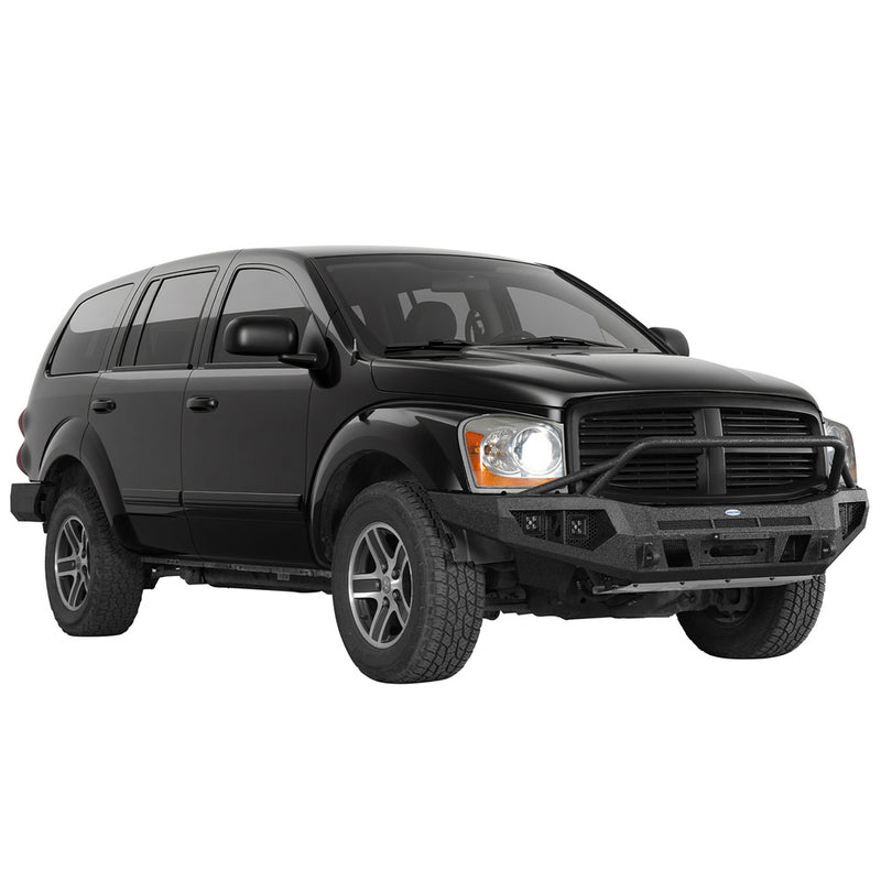 Load image into Gallery viewer, Full Width Front Bumper with Winch Plate for 2004-2006 Dodge Durango Hooke Road b6854s 3
