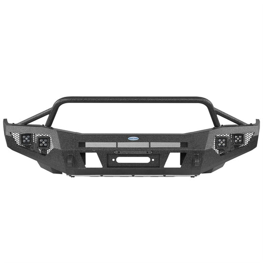 Full Width Front Bumper with Winch Plate for 2004-2006 Dodge Durango Hooke Road b6854s 4