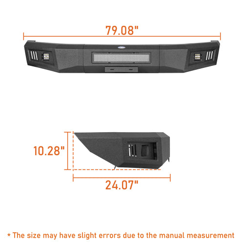 Load image into Gallery viewer, Hooke Road HR Guardian Ⅱ Full Width Front Bumper for 2009-2014 Ford F-150, Excluding Raptor b8212 12
