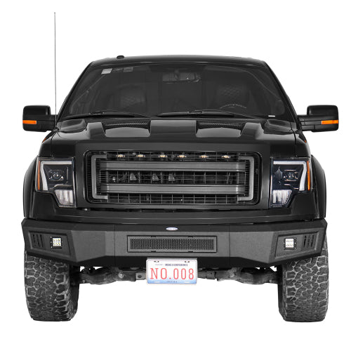 Load image into Gallery viewer, Hooke Road HR Guardian Ⅱ Full Width Front Bumper for 2009-2014 Ford F-150, Excluding Raptor b8212 3
