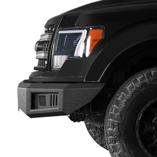 Load image into Gallery viewer, Hooke Road HR Guardian Ⅱ Full Width Front Bumper for 2009-2014 Ford F-150, Excluding Raptor b8212 5
