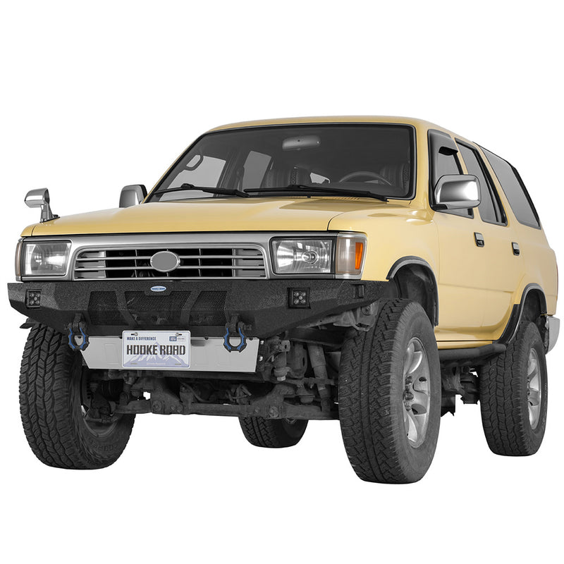 Load image into Gallery viewer, 1990-1995 Toyota 4Runner Full-Width Front Bumper with Skid Plate Hooke Road b9705s 2
