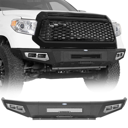 Hooke Road Full-width Front Bumper for 2014-2021 Toyota Tundra b5018 2