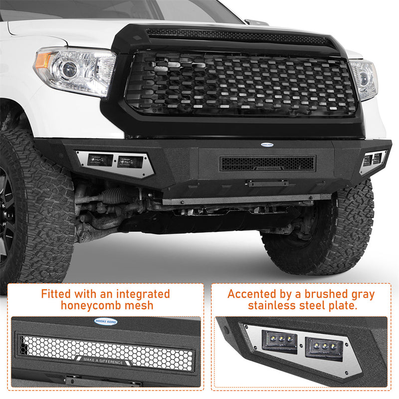 Load image into Gallery viewer, Hooke Road Full-width Front Bumper for 2014-2021 Toyota Tundra b5018 7

