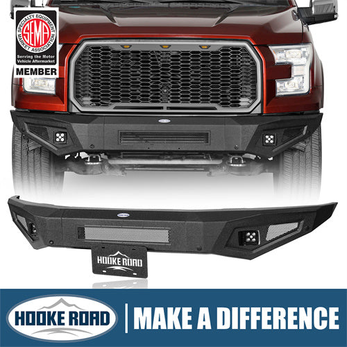 Load image into Gallery viewer, 2015-2017 Ford F-150 Front Bumper Aftermarket Bumper Pickup Truck Parts - Hooke Road b8282 1
