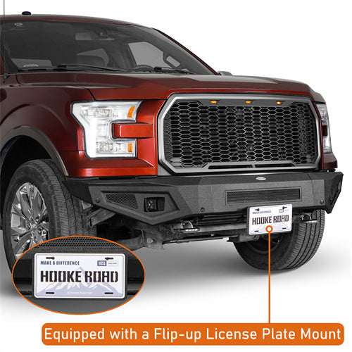 Load image into Gallery viewer, 2015-2017 Ford F-150 Front Bumper Aftermarket Bumper Pickup Truck Parts - Hooke Road b8282 6
