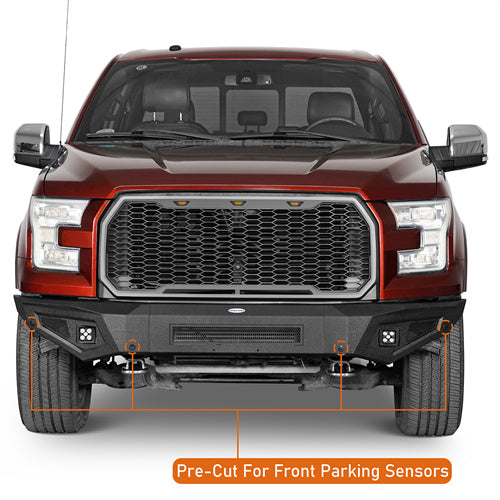 Load image into Gallery viewer, 2015-2017 Ford F-150 Front Bumper Aftermarket Bumper Pickup Truck Parts - Hooke Road b8282 7
