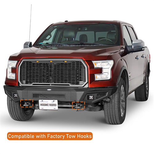 Load image into Gallery viewer, 2015-2017 Ford F-150 Front Bumper Aftermarket Bumper Pickup Truck Parts - Hooke Road b8282 8
